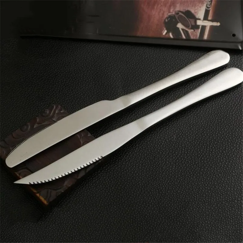 Домашний Высококачественный многофункциональный нож из нержавеющей стали для мяса, вилка в западном стиле, нож для стейк на ужин, кухонные инструменты H81