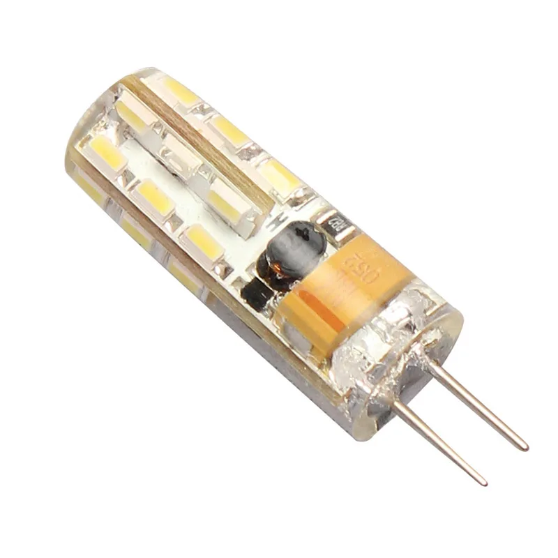 

1pcs/lot G4 LED Lighting Bulbs 2W LED Spotlight Bulb Lamp in crystal Lighting lamp AC DC 12V 3014 SMD