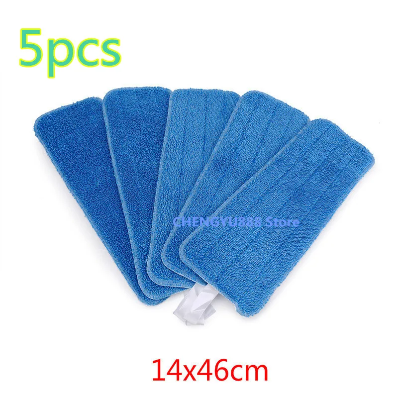 5pcs 14*46cm microfiber cleaning cloth mops Swab Mops for cleaning
