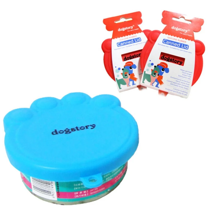New 3 in 1 Pet Food Can Covers Silicone Cat Dog Food Can Cover Snacks