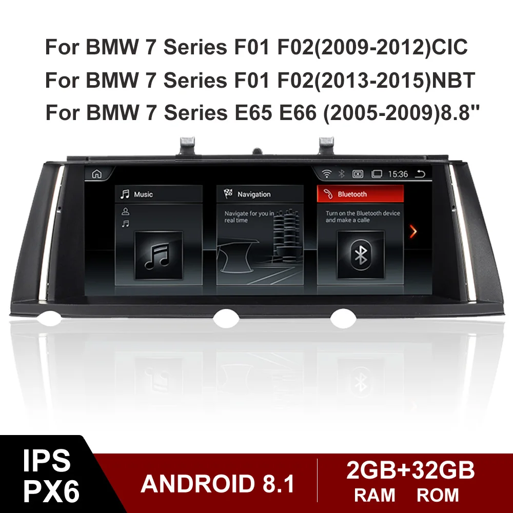 Anroid 8 1 IPS автомобильный DVD плеер для BMW 7 серии F01/F02 CIC NBT оригинальный E65/E66 экран