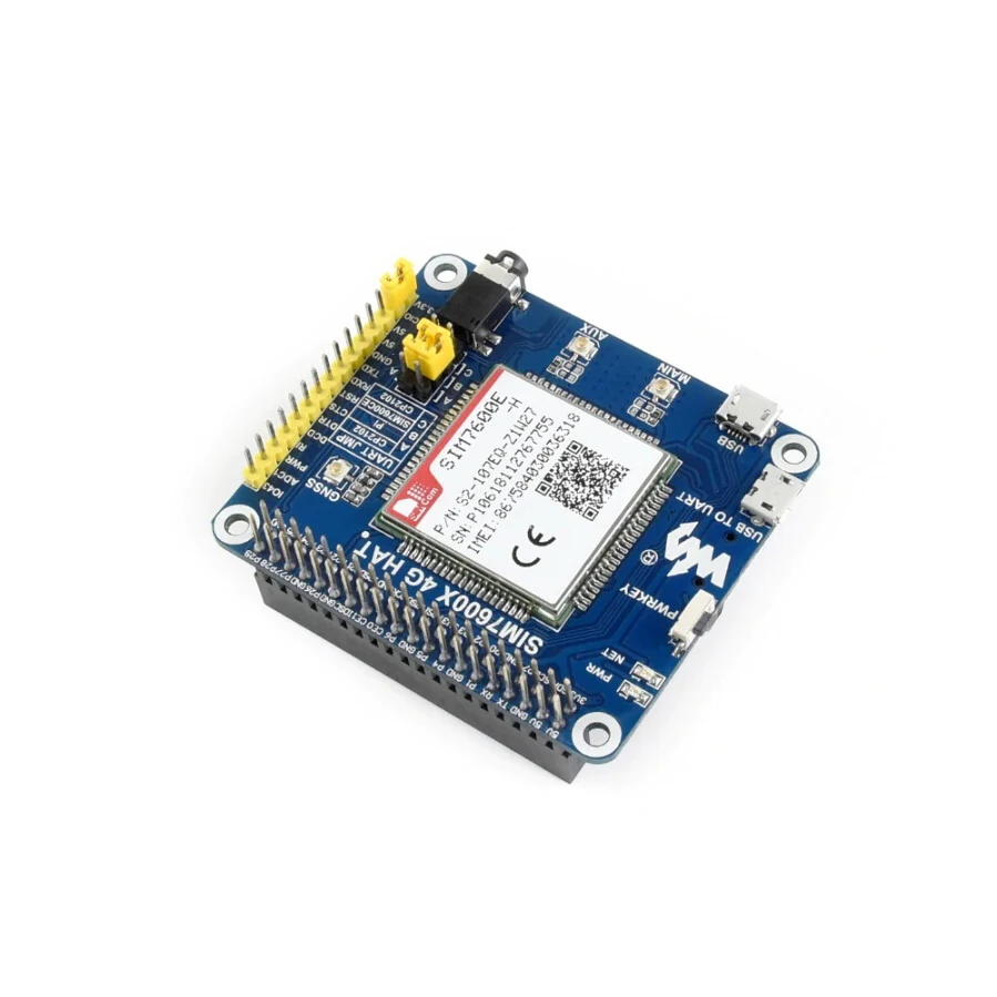 ShenzhenMaker Store 4G/3g/2G/GSM/GPRS/GNSS шляпа для Raspberry Pi Zero/Zero W/Zero WH/2B/3B/3B+ на основе SIM7600E-H, поддержка dial-up