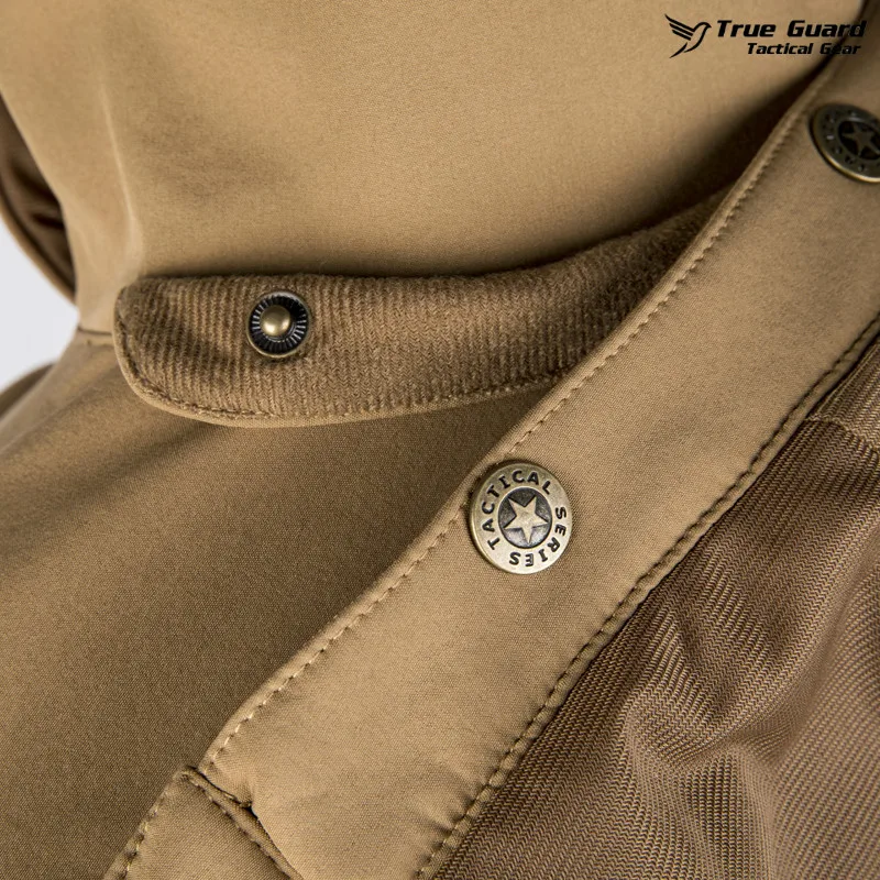 TrueGuard Police Softshell Jacket TGJO-040 Coyote-12