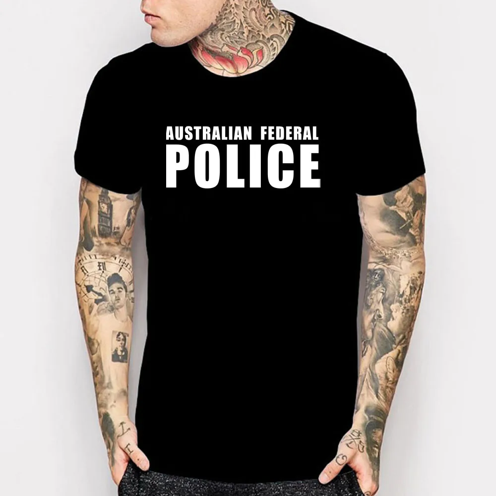 police graphic tees