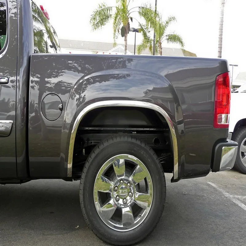 3406vt-07-13-sierra-1500-truck-chrome-fender-wheel-trim-molding-tfp-warranty-3406vt-2