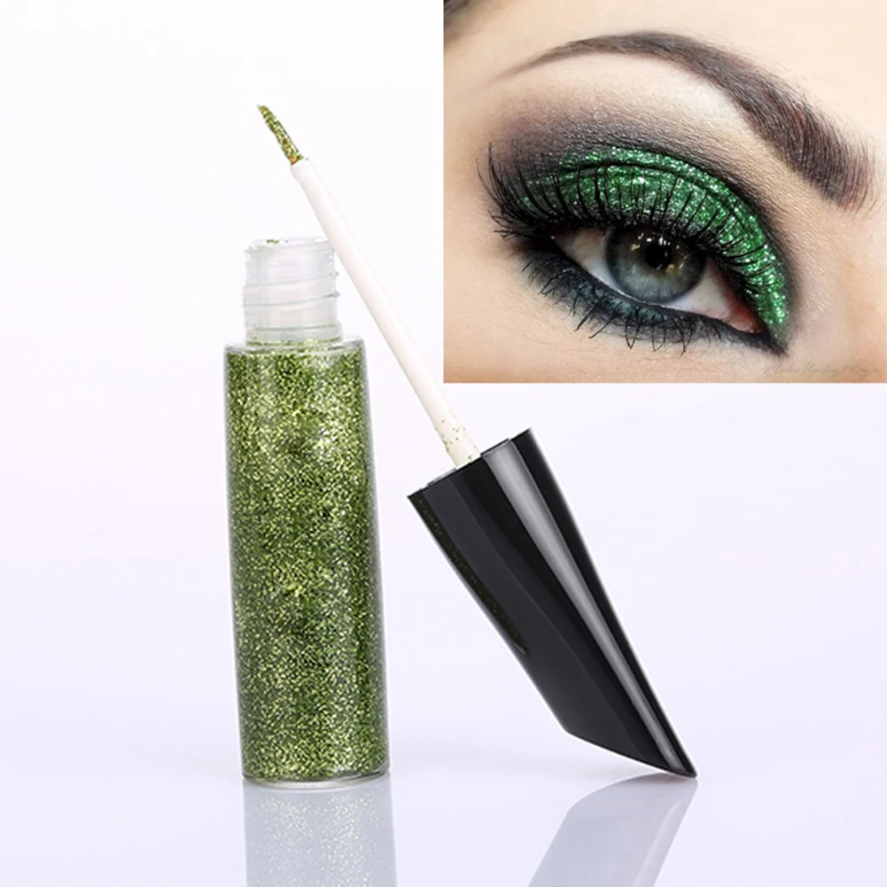 Sparkle Metallic Glitter Liquid Eyeliner Long Lasting Makeup Cosmetic