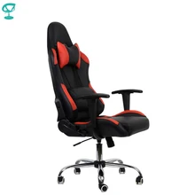94994 Barneo К-42 Черное с красным кресло игровое кресло компьютерное кресло для кибер-спорта с высокой спинкой эко-кожа компьютерные кресла для игр в Казахстан в Белоруссию в Россию