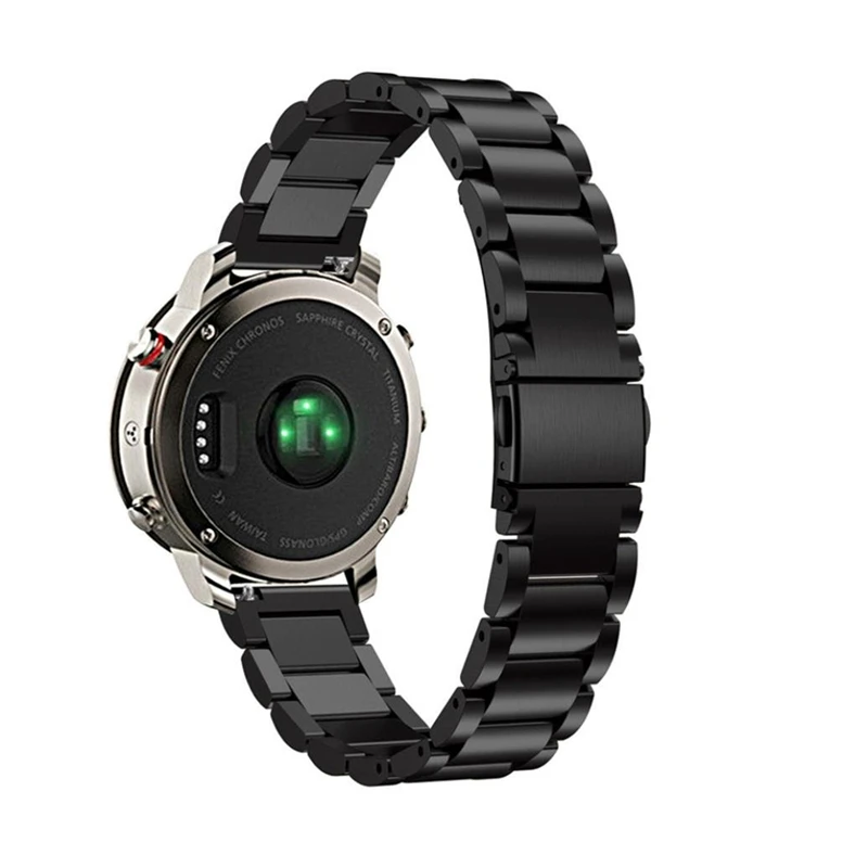 22 мм браслет из нержавеющей стали смарт часы ремешок для Garmin Fenix Chronos
