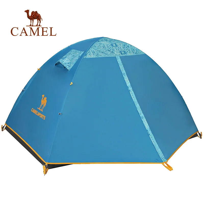 CAMEL Camping Tent 3 сезонная двухслойная непромокаемая туристическая походная пляжная туристическая палатка для 1-2 человек