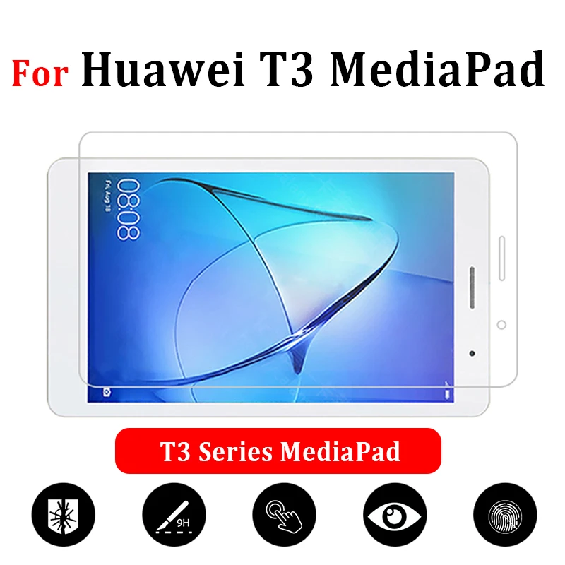 Стекло для планшета huawei Mediapad T3 7 8 9,6 дюймов T 3 3T Защитная пленка для экрана 7,0 8,0 Huwei закаленное защитное стекло