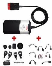 2017 Latest OBDII SCANNER CDP Pro plus For Delphi ds150e Autocom Car diagnostic tools Scanner with set 16 cables,free shipping