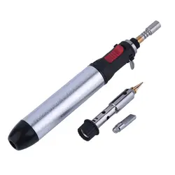 80 г мини-Паяльник ручка Регулируемая 4 в 1 паяльник Инструменты Металл газ комплект для пайки домашние инструменты аксессуары