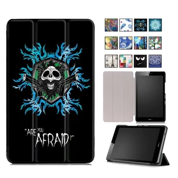 

Paint Stand cover case for 2017 Huawei MediaPad T3 8.0 KOB-L09 KOB-W09 protective cover skin for Honor Play Pad 2 8.0 Tablet