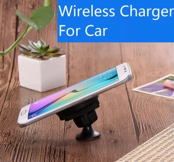 

Cargador inalámbrico para coche Apple Samsung Andrews Cargador inalámbrico para coche Soporte giratorio de carga de QI para giro