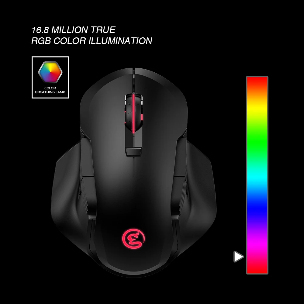 GameSir GM300 Съемная Беспроводная игровая мышь 16000 dpi RGB цвет Высокая точность/скорость игровая мышь Бесшумная для ПК/macOS