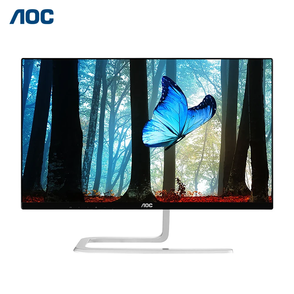 ЖК мониторы AOC I2281FWH, 21,5 '', 1920x1080 пикселей светодиодный, 5 MS, 250 cd/m, черный, серебристый