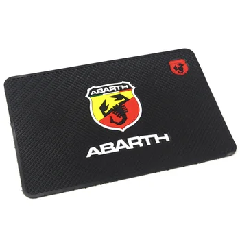 

Gzhengtong Car Acessories Mat Non Slip Pad Cartoon Dashboard Car Slip Sticker Sticky Pad Anti Slip For Fiat Abarth Logo