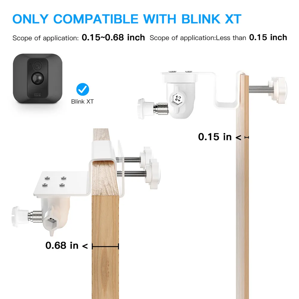 Blink XT кронштейн с выемкой, металлический Противоугонный кронштейн с выемкой кронштейн для Blink XT камеры безопасности Открытый поворотный регулируемый держатель