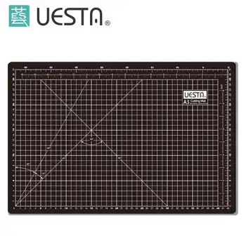 

Black 3.0 mm Rectangle Self Healing 5 Layers PVC Cutting Mat A3 45x30 cm 18x12 inch