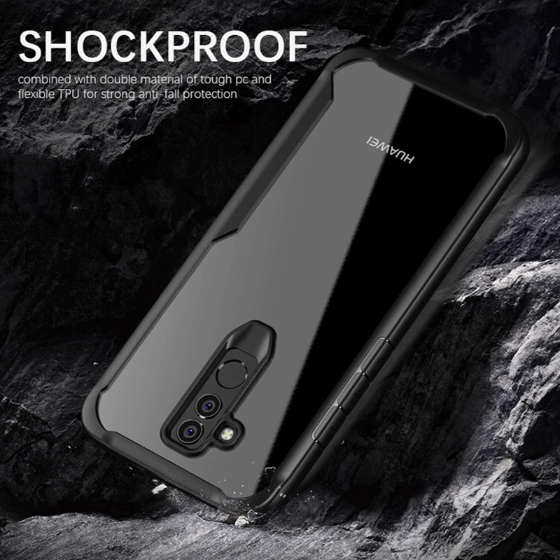 LUPHIE Shockproof Case For Huawei Mate 20 Pro Lite Nova 3 3i Transparent Case (6)