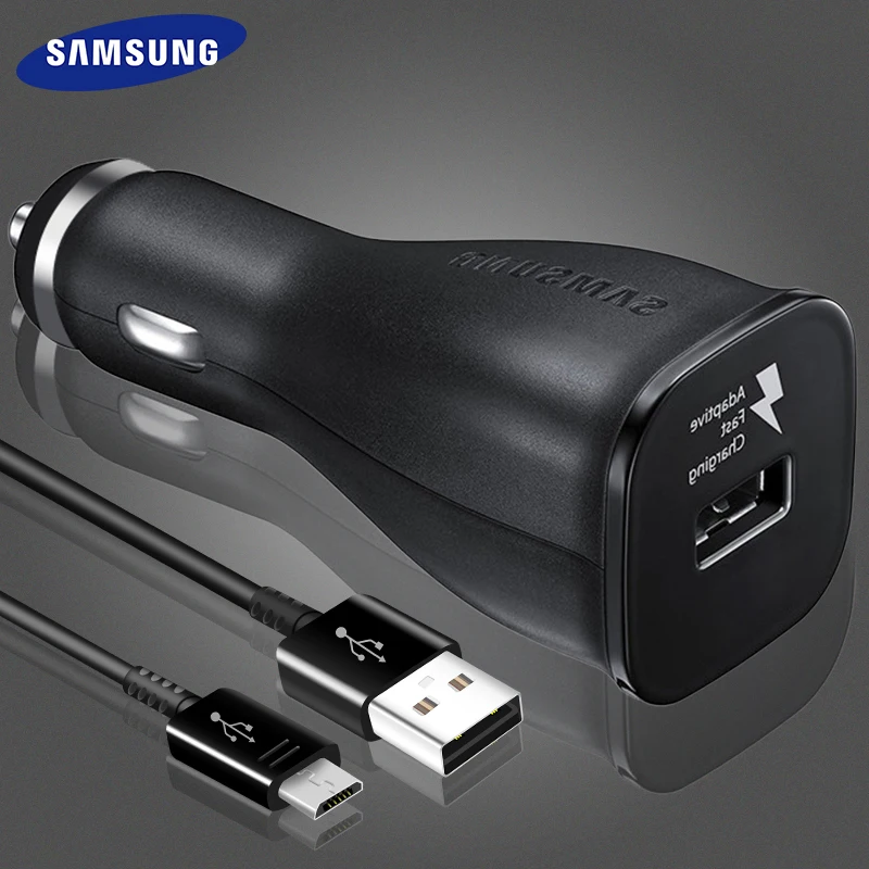

Samsung S7 S6 edge Fast Car Charger 9V1.67A & 5V2A 1.5m Micro USB Cable Cable 2USB Quick Adapter Note2 Note4 Note5 note edge