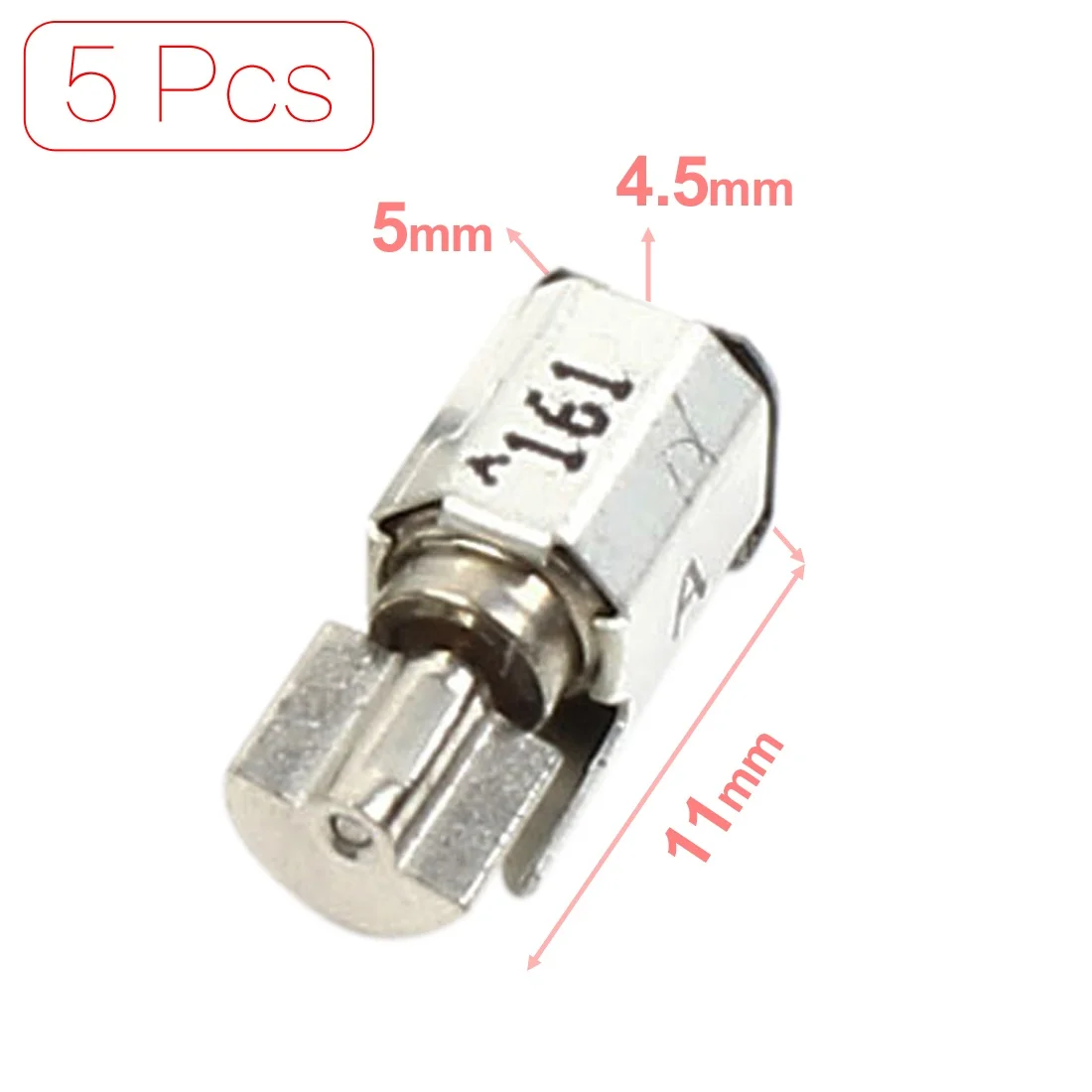

UXCELL 5Pcs Dc1.5V/0.04A 3V/0.09A 1000Rpm 4Mm Micro Vibration Motor 3v/0.09a | dc1.5v/0.04a