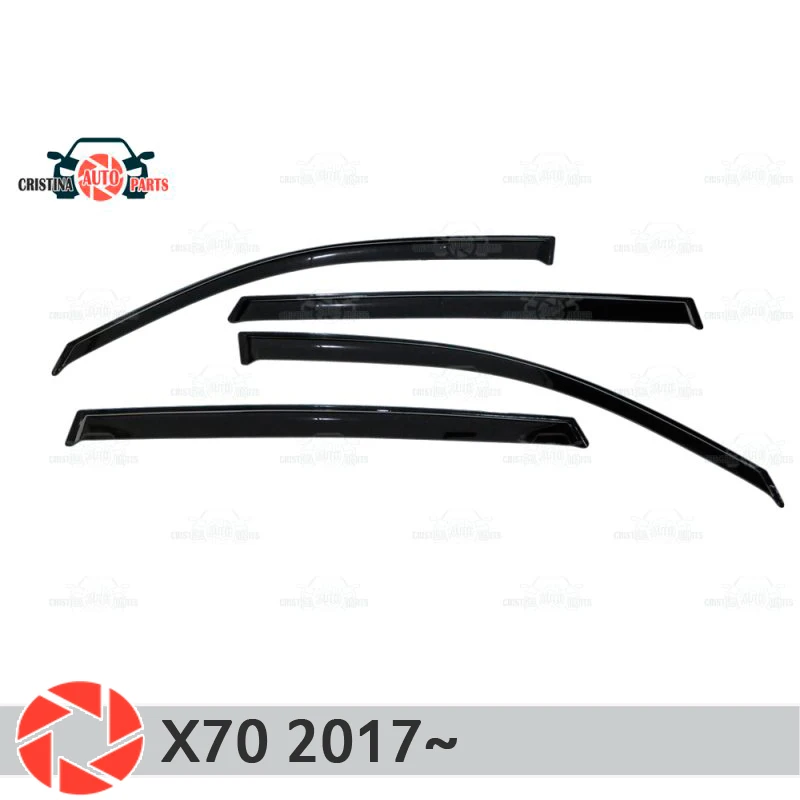 Оконный дефлектор для Lifan X70 2017 ~ от дождя защита грязи декоративные аксессуары