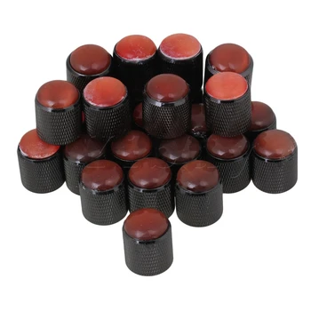 

Yibuy 60 x 20mm Dia Black Dome Electric Guitar Volume Tone Control Knobs