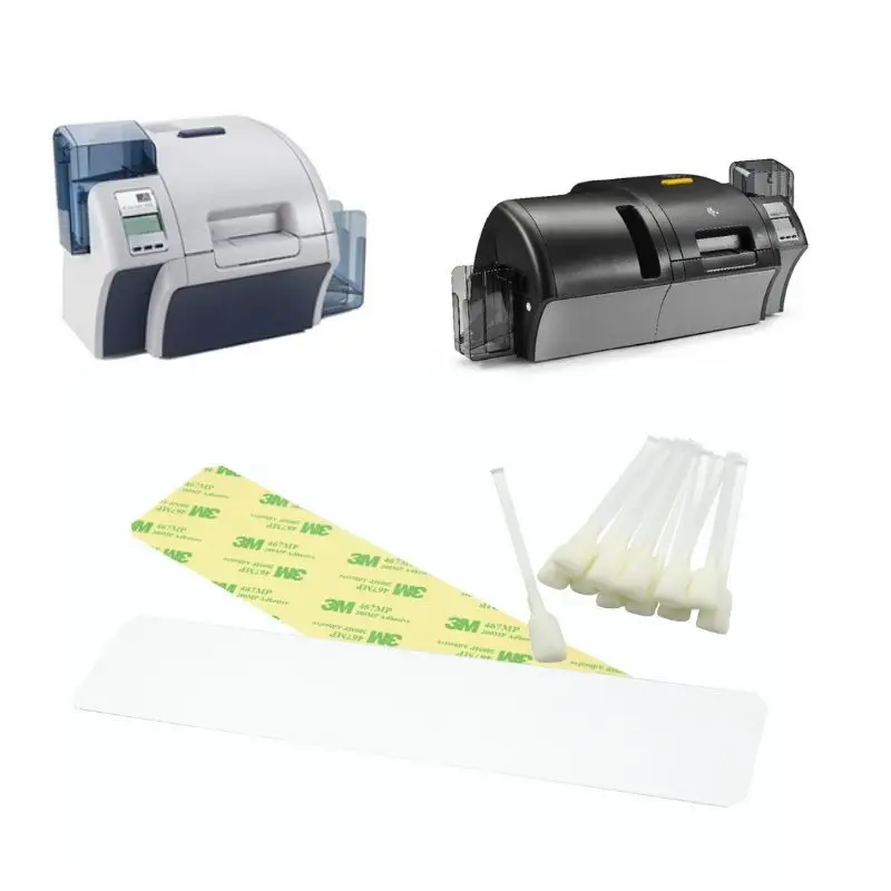 ID Card Printer Cleaning Kit compatible with Zebra ZXP8 and ZXP9 Series Printer Model