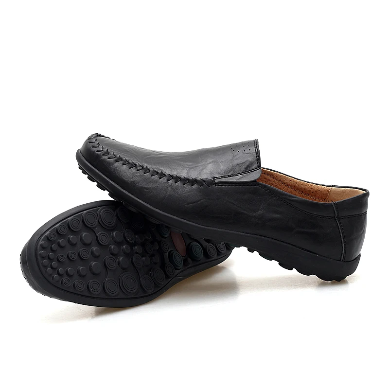 Jkpudun итальянская повседневные мужские туфли из брендовой натуральной кожи мужские лоферы Роскошные Мокасины; удобные; дышащие слипоны; водонепроницаемые мокасины; Для мужчин