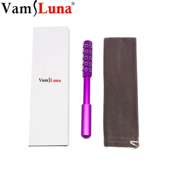 

VamsLuna Face Roller Massager Beauty Wand With Germanium Stones - Derma Facial Skin Care Tool For Rejuvenate Face & Neck Skin -