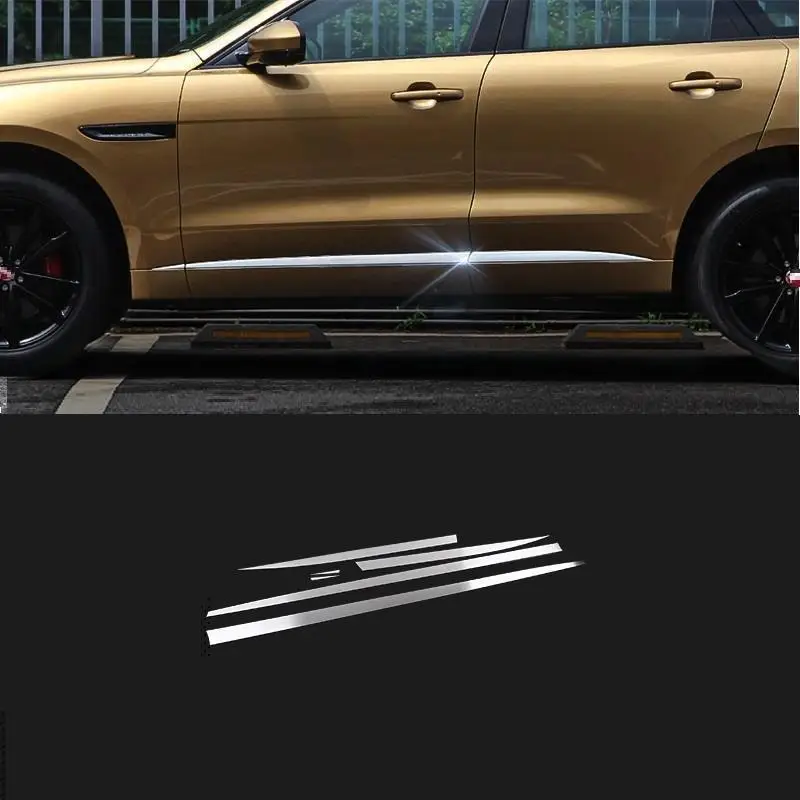 

Body exterior durable automobile auto car styling decoration mouldings modification sticker strip trim 16 17 FOR Jaguar F-PACE
