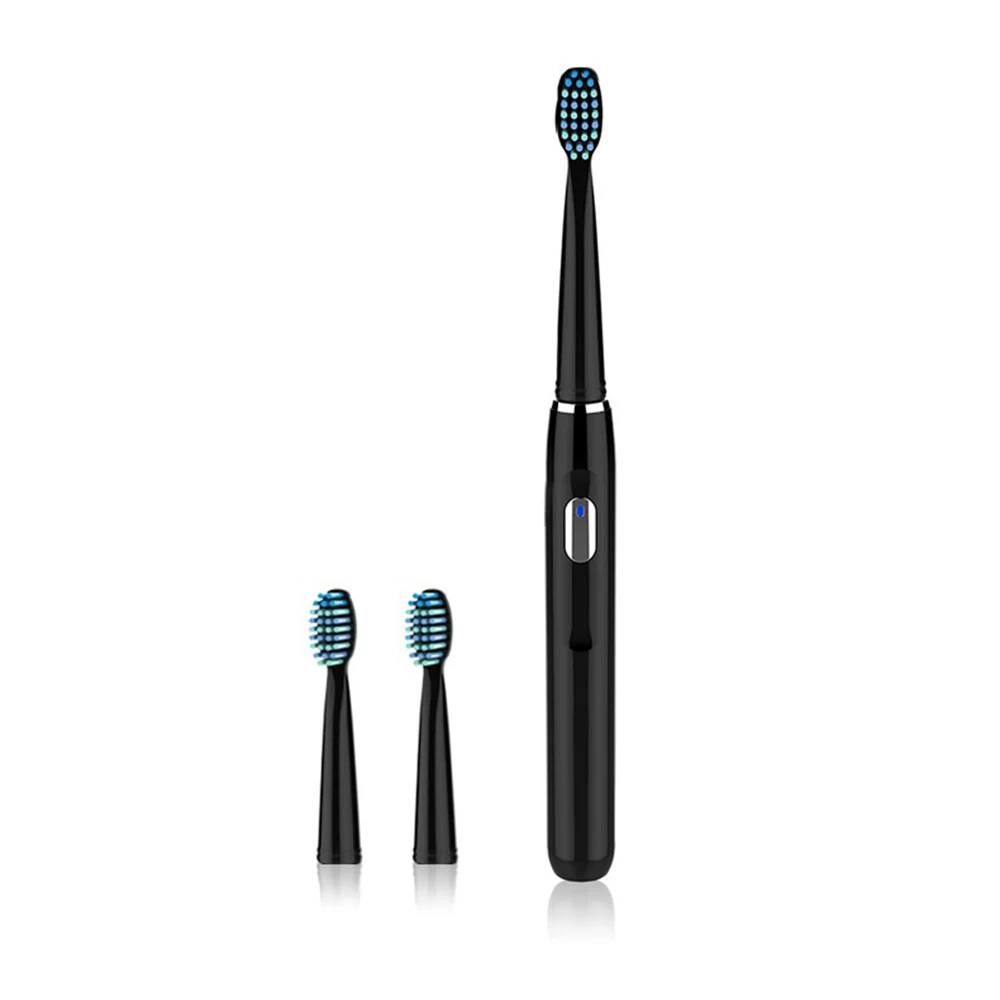 

Travel Sonic Electric Toothbrush USB Rechargeable Dental Care Ultrasonic Electric Tooth Brush Replacement Teeth Brush Heads