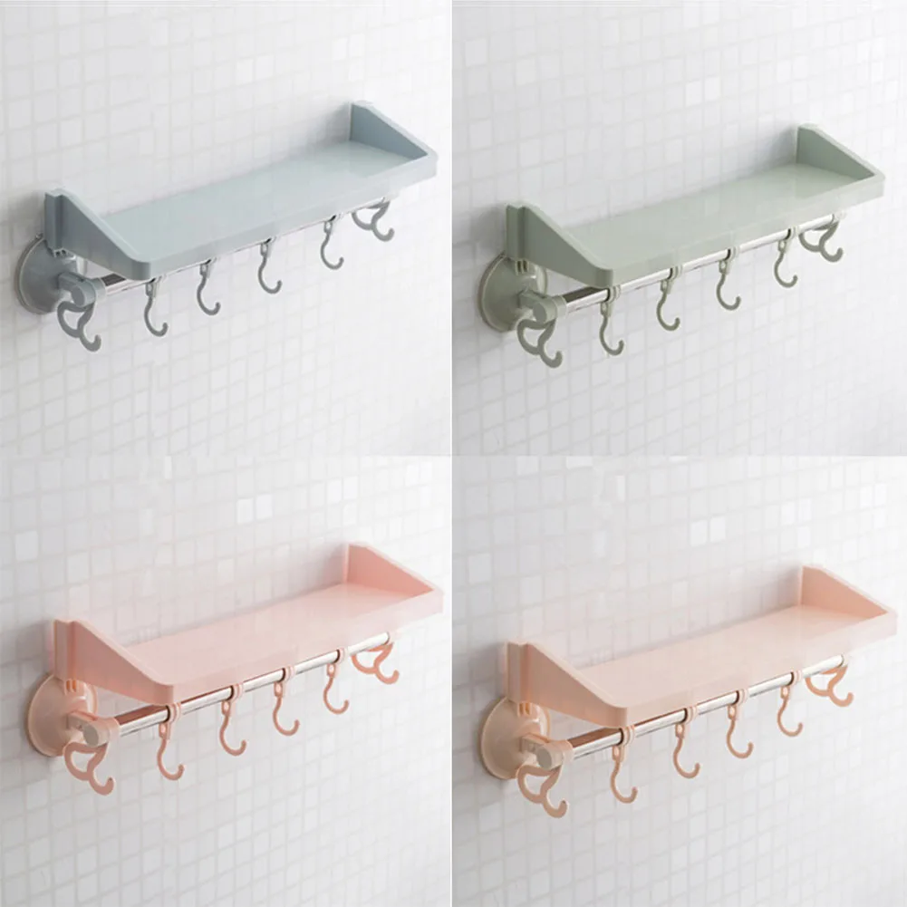 Bathroom Shower Bath Suction Holder for Shampoos Shower Gel Stainless