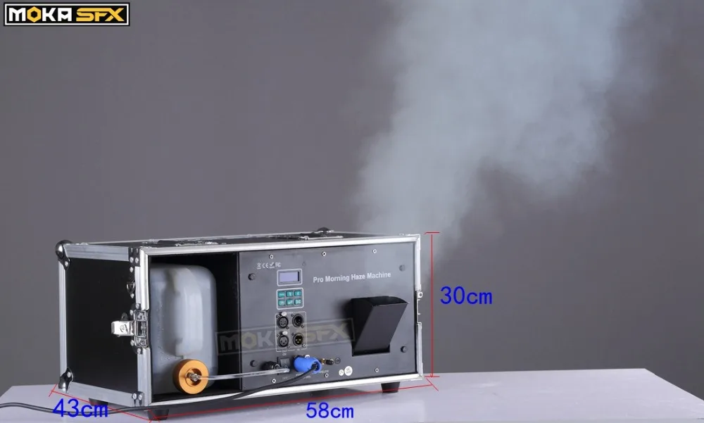 Профессиональная машина утренней дымки 1200 Вт сценическая машина Fogger DMX дымовые эффекты Hazer машина Профессиональный Fogger сценическое оборудование