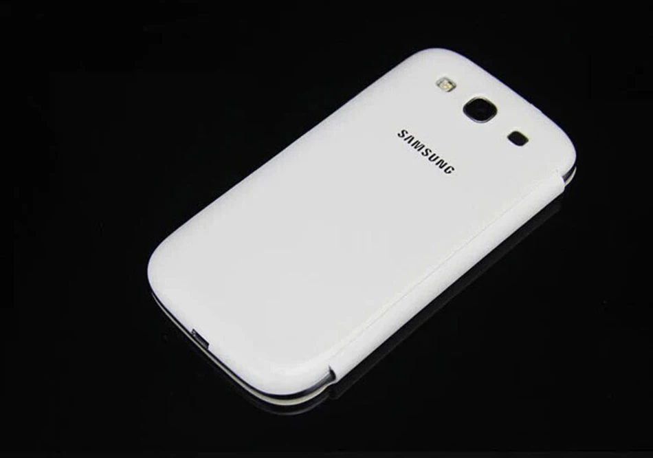 6S3 Case Flip Cover Samsung 100% Original Galaxy SIII S 3 i9300 Anti-Knock Anti Fingerprint Proctect Camera