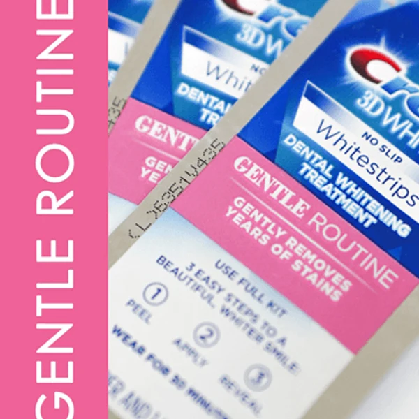 kit de clareamento dos dentes crista 3d branco whitestrips rotina suave caixa 1 14 malotes original profissional higiene oral strips 5 profissionais tiras de higiene oral