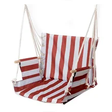 Модный брезентовый гамак для взрослых, крытая качающаяся люлька, уличное кресло, детский гамак, туристический с подушкой, 100 кг