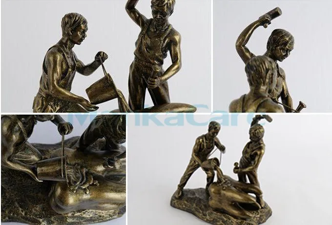 Производитель зубов искусство фигурка из смолы клиника украшения в европейском
