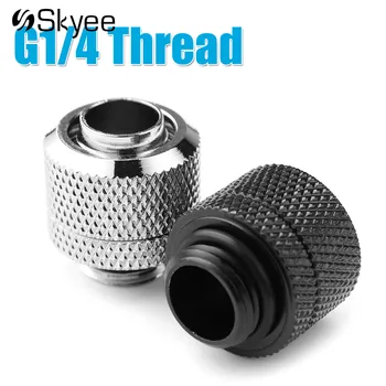 

G1/4 Water Cooling Fittings External Thread Connector for Soft Tube Water-cooled Heat Sink for PC Computer Water Cooling System