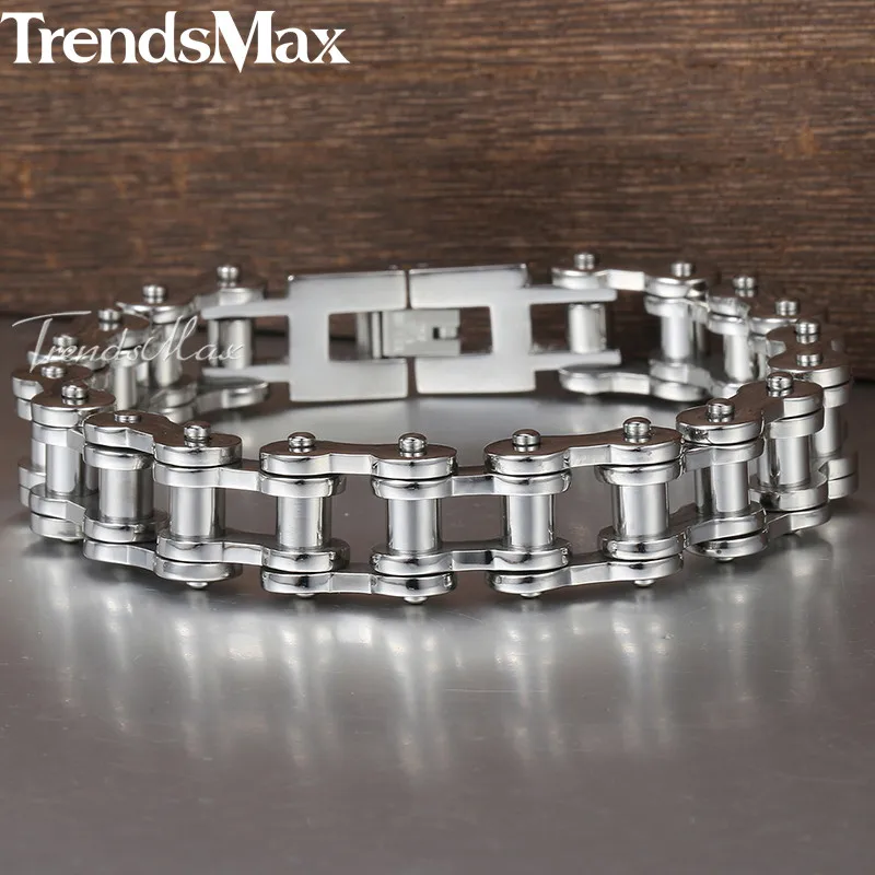 Мужской браслет из нержавеющей стали 316L 14/19/23 мм|biker bracelet|men braceletbracelet jewelry |