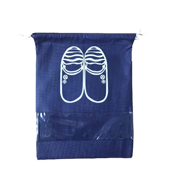 

High Quality Travel Accessories Shoe Bag 2 Size Travel Pouch Portable Tote Drawstring Shoe Bags
