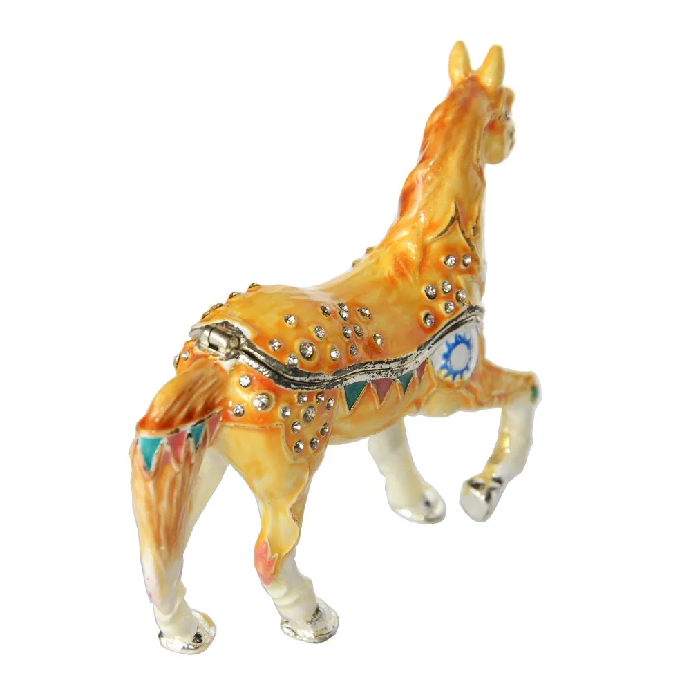 TBP0379-Horse trinket jewelry box-5