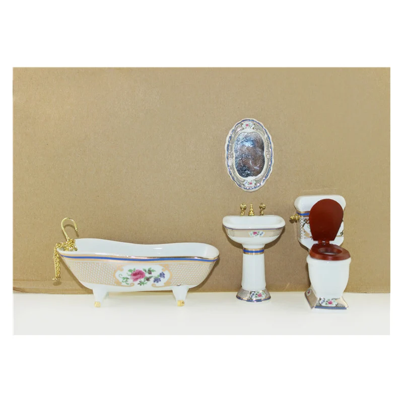 Eva2king 1/12 مصغرة دمية الأطفال دمية منزل الحمام مجموعة اثاث حمام الاطفال لعب نتظاهر اللعب Poppenhuis اكسسوارات Eva2king 1/12 مصغرة دمية الأطفال دمية منزل الحمام مجموعة اثاث حمام الاطفال لعب نتظاهر اللعب Poppenhuis اكسسوارات