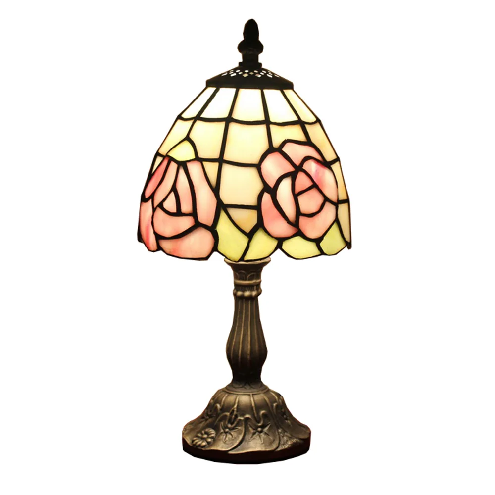 TL060009-rose tiffany lamp