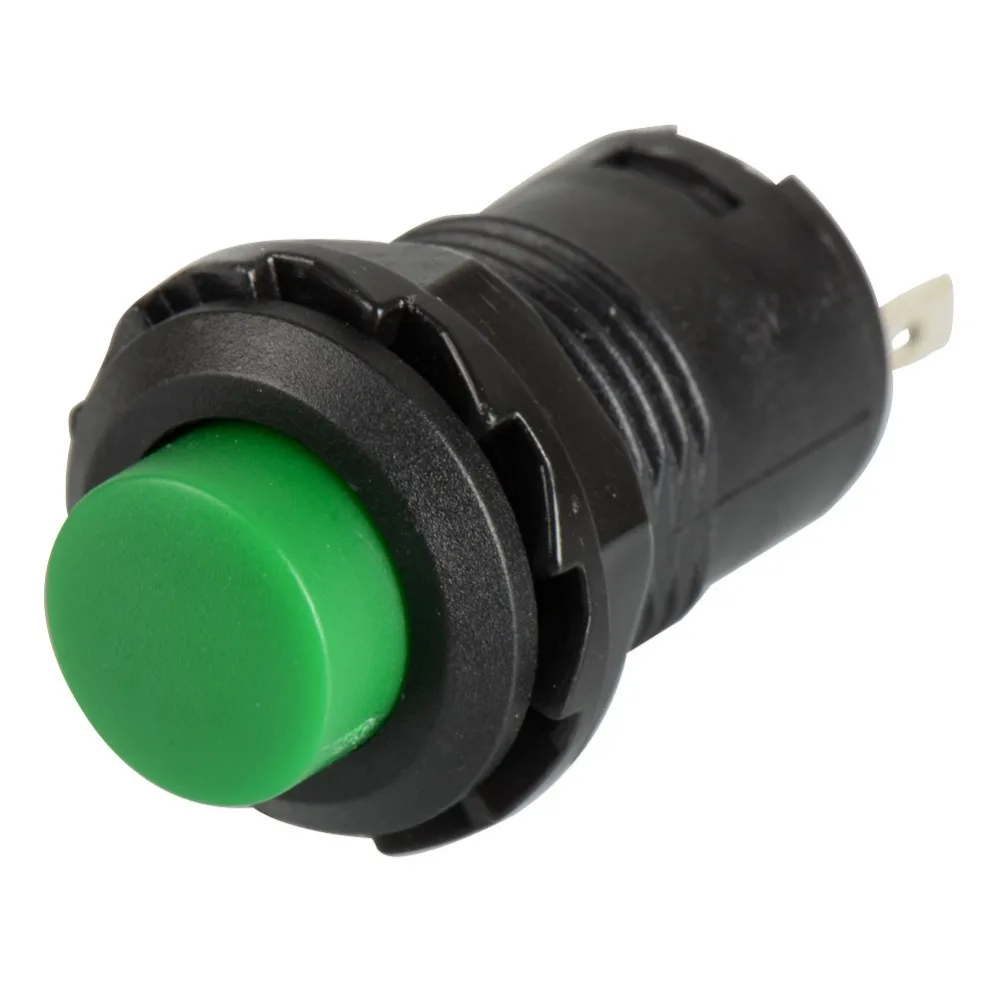 

2 Pcs/Lot micro Lock self-locking ON-OFF Push Button Switch for Car/Boat 12mm VE060 P10