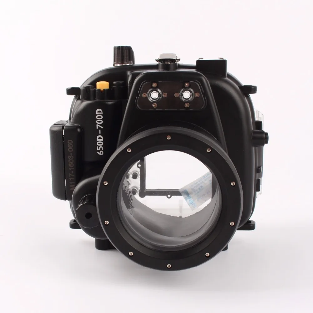 Meikon 40 м 160FT подводный водонепроницаемый корпус чехол для Canon EOS 650D 700D