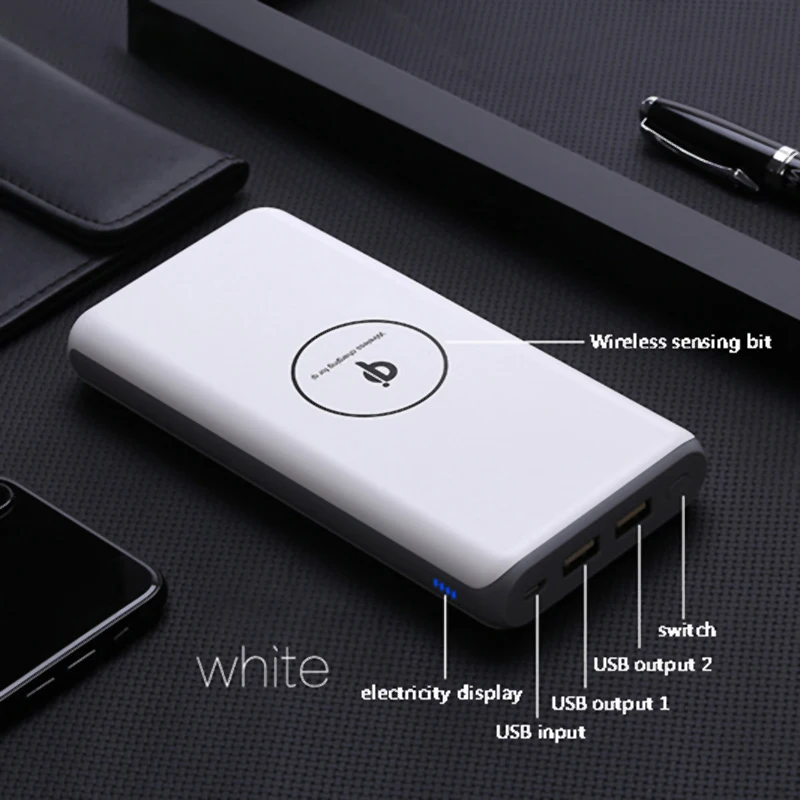 2018 Fast Wireless Charging Power Bank 10000mAh Portable Mobile Phone Charger Dual USB Wireless Charger Powerbank For Samsung S9 2018 Fast Wireless Charging Power Bank 10000mAh Portable Mobile Phone Charger Dual USB Wireless Charger Powerbank For Samsung S9