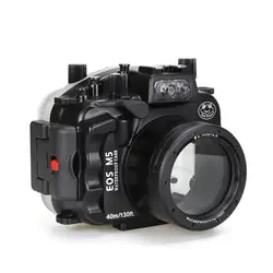 Meikon 40 м/130ft Подводный корпус камеры для Canon EOS M5 18-55 мм объектив