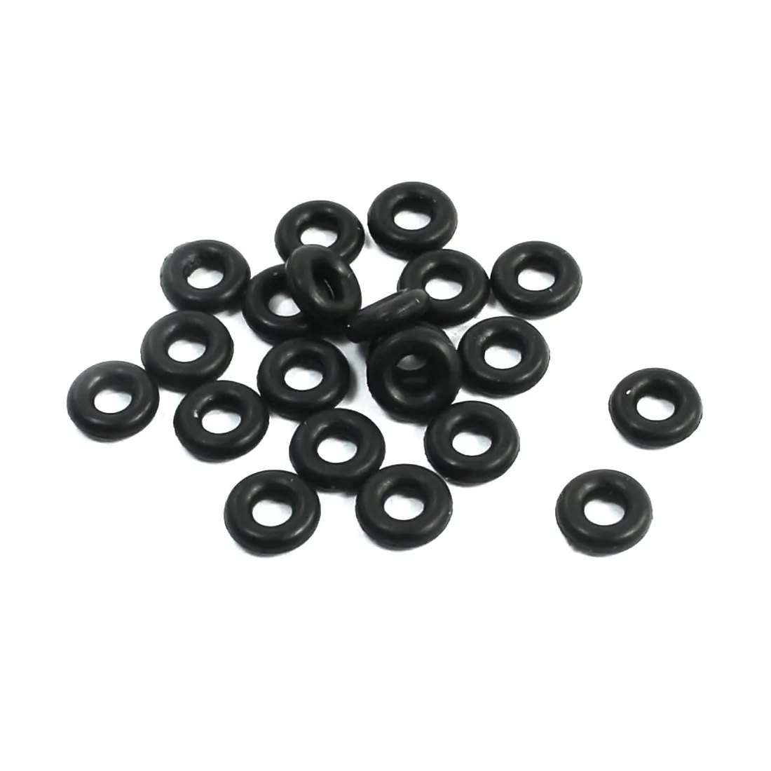 Uxcell 20Pcs 1 5mm 1 8mm Thickness Black Rubber Oil Seal O Rings Gaskets Washers Id